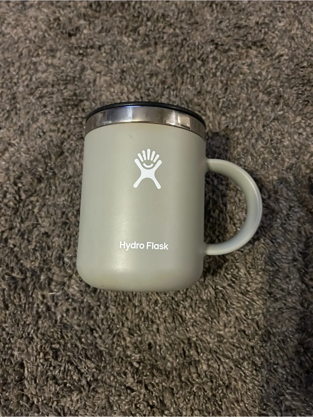 Hydro Flask Sage Green Travel Mug with Handle